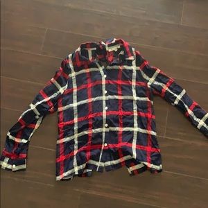 Flannel blouse